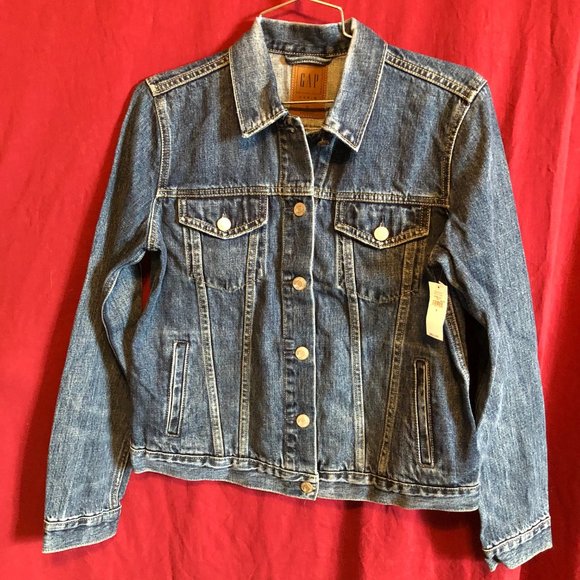 GAP WOMEN' S CLASSIC  DENIM JEAN JACKET SIZE SMALL NEW WITH TAGS - Picture 11 of 16
